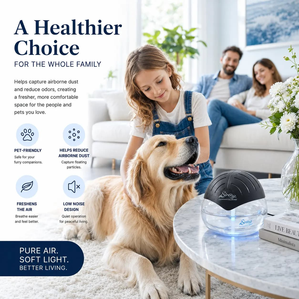 Sirena Twister Air Purifier & Aroma DiffuserSirena Twister