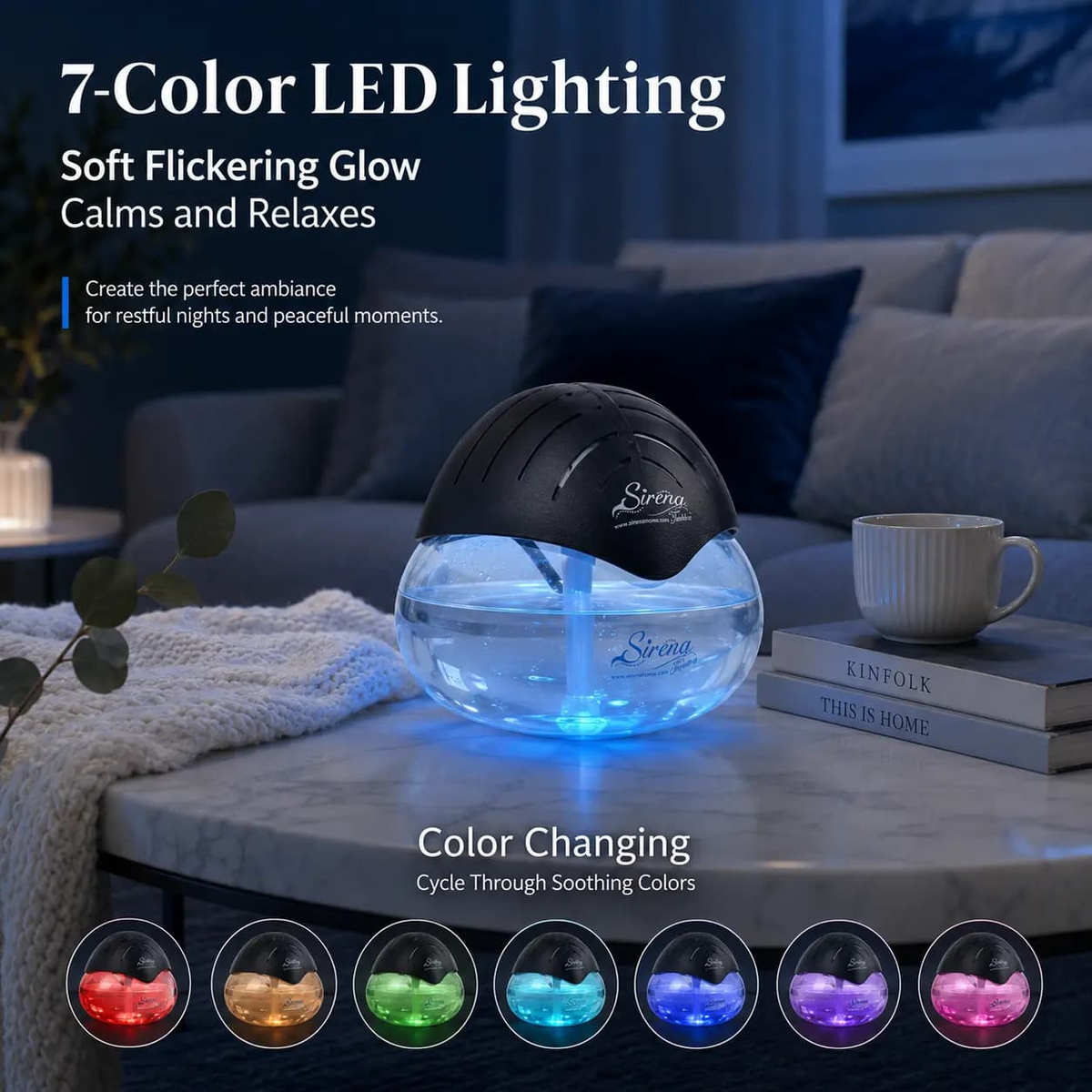 Sirena Twister Air Purifier & Aroma DiffuserSirena Twister