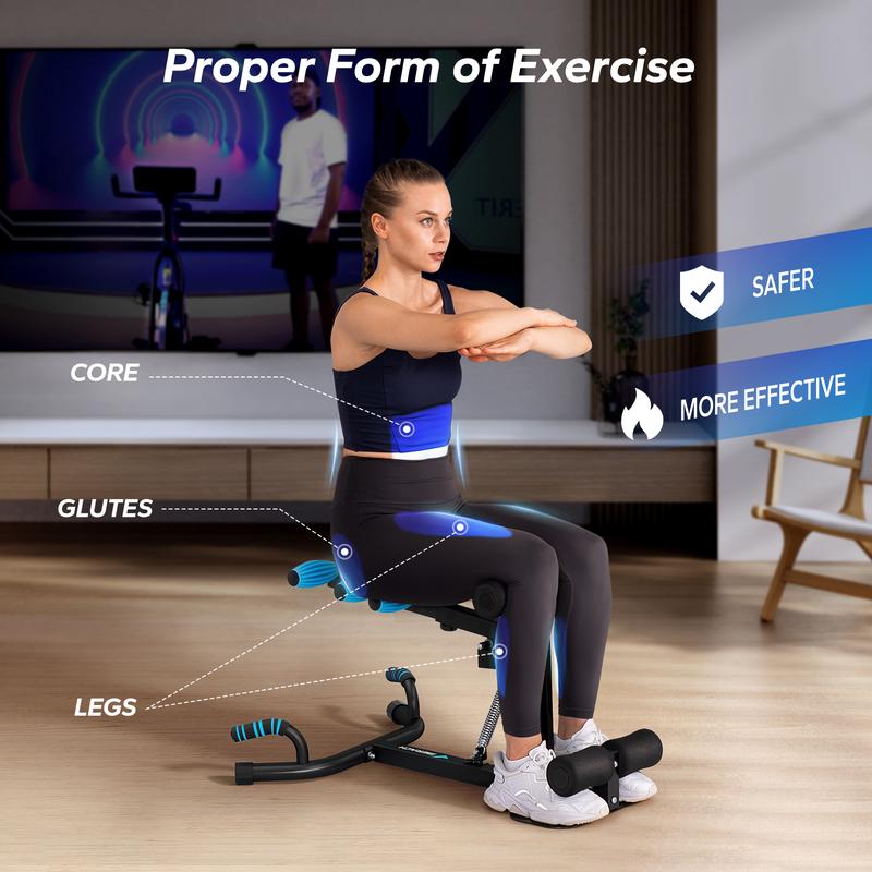 Deep Squat Machine, Adjustable Glutes workout for Home Gym Workout Training