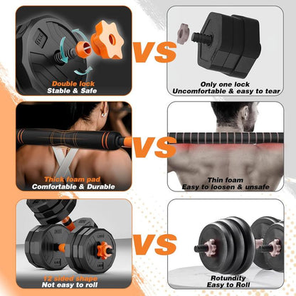 Adjustable Weight Dumbbell Set