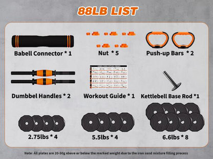 Adjustable Weight Dumbbell Set